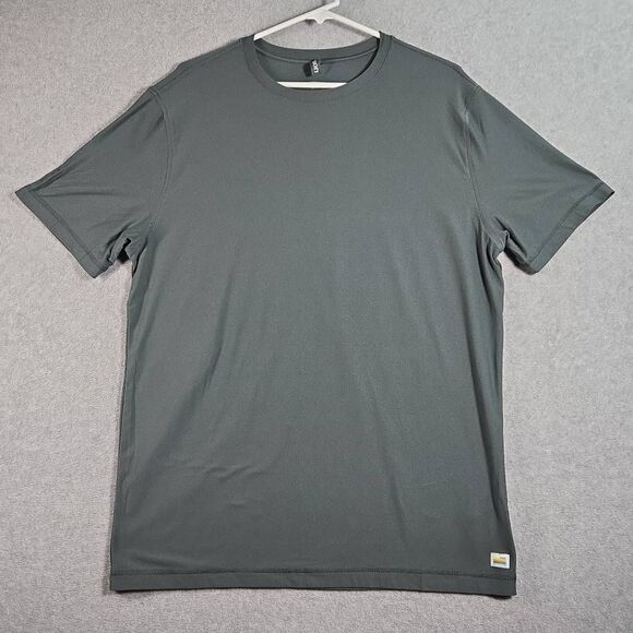 Vuori Strato Tech T-Shirt Mens Large Blue Performance Athleisure Gym Workout v12 - Picture 1 of 10